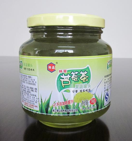 1KG蜂蜜芦荟茶